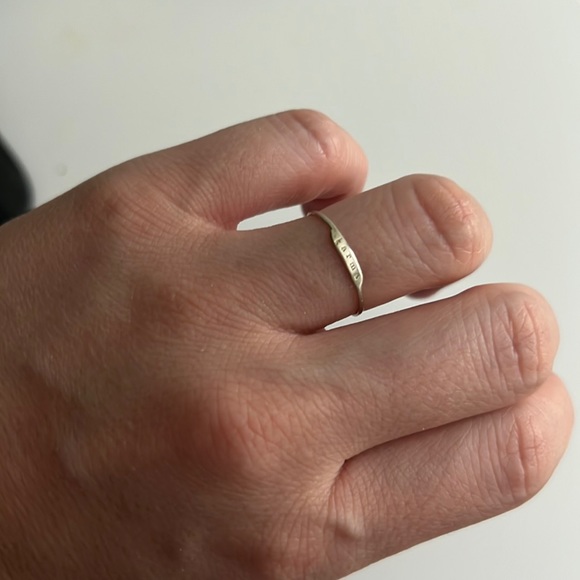 14k White Gold Bittersweets NY Catbird NYC ring “karma” size 6 - Picture 2 of 3